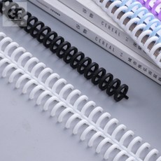 굿포머스 셀프제본 바인더링 제본용스프링, 블랙 10mm