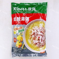 康寶 金酸湯醬，1公斤，適合酸菜魚、金湯肥牛, 1個