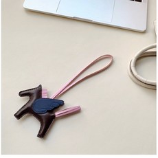 검은색 양가죽 태슬 키홀더 가방참 백참가죽 백참 오렌지 1 드림퍼플 말, 1개, W. 새들 레드할로윈 퍼플사파이어 블루