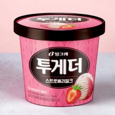 빙그레 디저트 간식 골라담기 투게더 오리지널 스트로베리 900ml, 1개