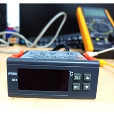 AC110V 220V/DC12V/DC24V冷熱輸出數位式溫度時間控制器 精準定時溫控, 1個, DC24V/10A