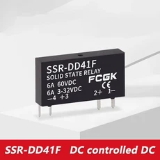 슬림 릴레이 SSR-41FDA 솔리드 스테이트 6a Din 레일 DC 제어, 1개