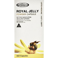 MOTHERNEST 蜂王乳粉膠囊 500mg, 單品, 1個, 365錠
