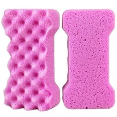 세차 스펀지 타이어 셀프세차용 손세차용 벌집 포켓패드, 3장 산호 스펀지 컬러 봉투 17 x 11x9, 1개