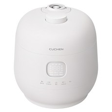 CUCHEN 酷晨 Brain 雙重壓力 IH 電子壓力鍋 10人份, 櫻花白, CRH-TWS1010BW
