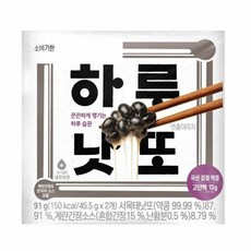 CJ 즐거운동행 하루낫또 국산검정약콩 45.5g 6개