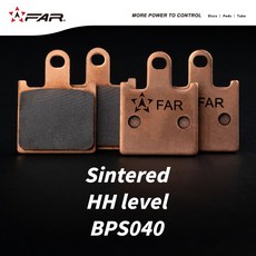 FAR HH等級金屬燒結來令片 煞車皮 Z1000/ZX-6R/GTR1400/ZZR1400(前)，提升制動性能, 1個