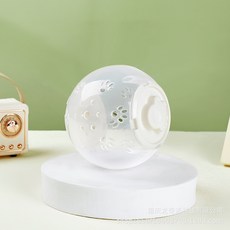 透氣便攜倉鼠跑球, 白12CM 不卡腳, 1套