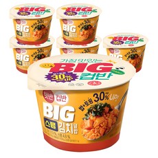 햇반컵반 빅 스팸김치덮밥, 328g, 6개