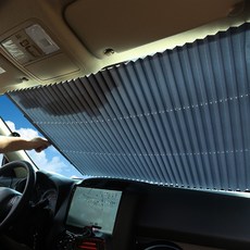 로아 자동차 햇빛가리개 원터치 앞유리 차량 커튼, 1개