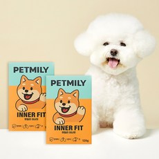 펫밀리 강아지영양제 기관지 간 면역력, 2개, 종합영양제, 60정