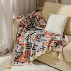 Lymneth 다용도 보헤미안 스타일 패턴 담요