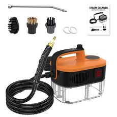 高溫蒸汽機清洗機油煙機空調消毒工具家用多功能高壓清潔機, 新品 美規, 新品ABS橙色大容量【 6檔調節】