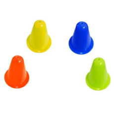 칼라콘 다용도 어린이 미니콘 축구 훈련콘 휴대용 용품 운동장 운동회, 오렌지색