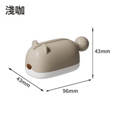 DFMEI 家用懶人擠牙膏神器牙膏置物架新款全自動壁掛式兒童牙膏擠牙, 淺咖:如圖, 1個