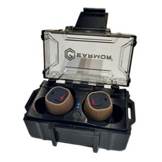 《K.T.T.》EARMOR M20 戰術電子耳塞 運動降噪耳機 防水防汗 舒適配戴, 沙色, 1套
