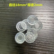 玻璃防滑墊片 透明軟硅膠桌墊, 1個, 小尺寸18mm*強防滑,1個不夠用
