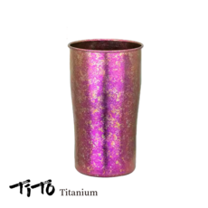 티토 티타늄 단층 캠핑 음료컵 300ml, 1개, 퍼플