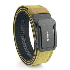 허리보호벨트 허리통증 완화 지지대 조절식 근골격 보호 작업용 HSSEE 남녀공용 단단한 군용 벨트 타이트한 나일론 전술 야외 금속 자동 버클 IPSC 캐주얼 거들 신제품, 120cm, Wolf brown