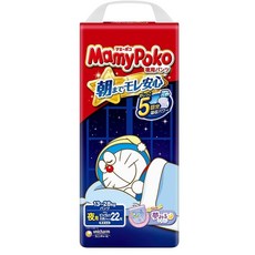 滿意寶寶 多拉A夢 兒童夜用褲型紙尿褲, 1包, 超大型(2XL)