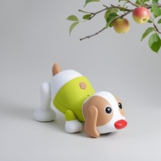 HM 움직이며 소리가 나는 강아지로봇 움직이는강아지장난감, 그린, 1개