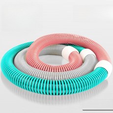 彈簧呼拉圈 軟性彈力健身圈, 1個, 【粉綠灰】加重瘦腰款