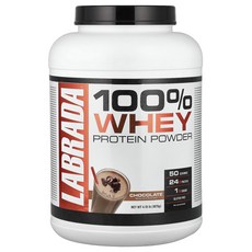 Labrada Nutrition 100% 유청 단백질 초콜릿 1875g, 1.875kg, 1개