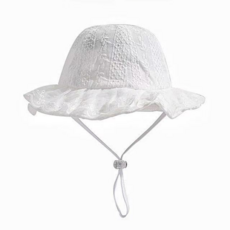 블랙체리 아동용 화이트 썬햇