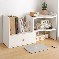 책상선반 책장 수납장 테이블 소품정리 미니 선반 서랍, 5. 노란 전나무 심플 보관