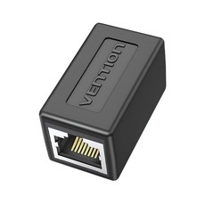 벤션 CAT6 FTP 랜연장 젠더 RJ45 키스톤 잭 커플러, 블랙, 1개, 37.2mm