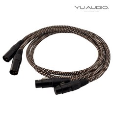 YU AUDIO XLR訊號線 純銅布線 WE西電結構絞製, 1個, 0.5米/對, 0.5米/對