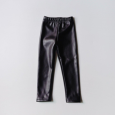 [미야네] 아동 주니어 가죽 레깅스 바지 키즈 주니어 레더 레깅스 (5호-19호)