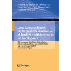 (英文圖書)Large Language Models for Automatic Deidentification of Sensitive Health Informa... 平裝版, Springer, English, Paperback