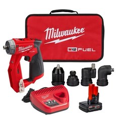 Milwaukee 美沃奇 M12 FUEL 多功能四合一拆裝機, 1個, 平行輸入美規（4.0+充+側翻袋）