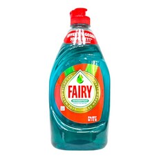FAIRY 高效能洗碗精 原味(綠)/檸檬(黃)/石榴(紅)/茉莉花(粉), 1個, 清新微風(藍綠), 450ml