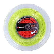 ZARSIA 회전 고탄력 형광 클램프 테니스 배드민턴 라켓 문자열 나일론 200M 3MM, gr n