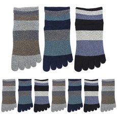 양말박스 남성발가락양말 단목 10켤레 YB5195