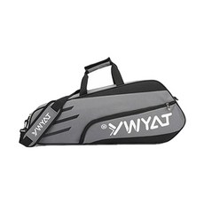 키밍 다용도 스포츠 테니스 라켓 가방 백팩 슬링백, 그레이 블랙, 1개