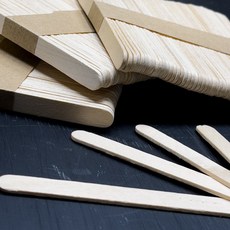 【金羽毛】攪拌棒50入，流體畫/壓克力顏料DIY手作材料，木質調和棒，快速出貨, 1捆 (50支), 木質色