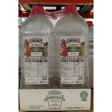 Heinz 蒸餾白醋 3.78公升*2入, 1個, 1組價-一單只能一組