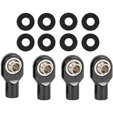 RC 로드 엔드 홀로우 볼 커넥터 고강도 알루미늄 합금 업그레이드 액세서리 트랙스 Slash 2WD 카 블랙 블루 실버 티타늄 185mm 9mm 3mm 4개 세트