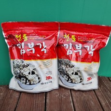 우진식품 옛 전통의 바삭한 찹쌀 김부각 200g, 2개
