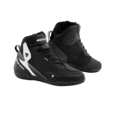 REV'IT! 摩托車靴，輕量透氣防滑，安全舒適騎行, 黑白