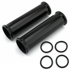 오토바이 어퍼 완충기 프론트 포크 부트 슬라이더 커버 Sportster 다리미 883 1200 2000-2023, 02 Black A