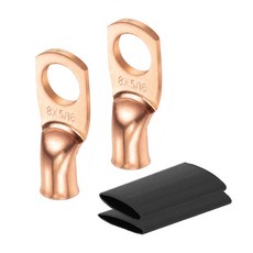 세인테크 황동단자 세트 0 2 4 6 8 AWG 게이지 터미널 동관 단자 50 35 25 16 8 SQ