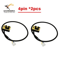 ZJChao 트레드밀 범용 안전 키 교체 2pcs 마그네틱 스위치 비상 정지 러닝 머신, 02 4pin 2pcs