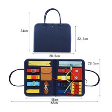 早教學習板益智拼圖玩具毛氈學習板兒童活動板毛氈忙碌板, 1個, 款式十三;22*28