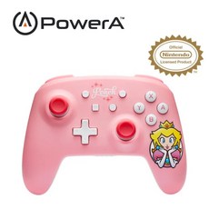 【PowerA】 任天堂官方授權 無線遊戲手把限量款(NSGP0289-01)-碧姬公主夢幻公主粉, 1個, NSGP0289-01
