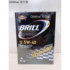 SUNOCO 太陽牌 BRILL 引擎機油 12.5W40 17.5W50 ES-TECH 4L, 1個