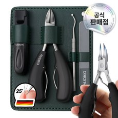 오로니 만능 고급 전문가용 두꺼운 내성 발톱깎이 4종 세트, 1개, 혼합